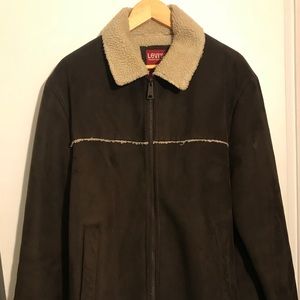 Mens Sherpa-Lined Icon Denim Jacket Levi’s